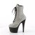 Pleaser ADORE-1020RS Plateau Stiefeletten Strass Silber