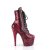 Pleaser ADORE-1020SPWR Plateau Ankle Boots Snake Pink