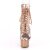 Pleaser ADORE-1020SQ Plateau Stiefeletten Pailetten Rose-Gold
