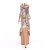 Pleaser ADORE-1020SQ Plateau Stiefeletten Pailetten Rose-Gold