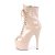 Pleaser ADORE-1021 Plateau Ankle Boots Patent Nude