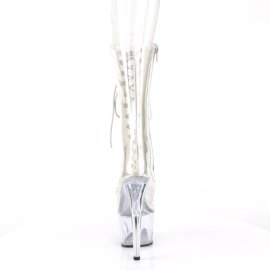 Pleaser ADORE-1050C Plateau Stiefeletten Transparent