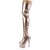 Pleaser ADORE-3000HWR Plateau Overknee Stiefel Holo Rose-Gold