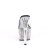 Pleaser ADORE-701CG Plateau Pantoletten Glitter Transparent Silber