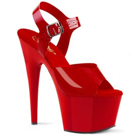 Pleaser ADORE-708N Plateau Sandalettes Red