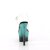 Pleaser ADORE-708SS Plateau Sandalettes Glitter Transparent Turquoise