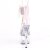 Pleaser ADORE-727RS Plateau Sandaletten Strass Transparent Rosa