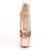 Pleaser ADORE-765RM Plateau Sandaletten Mesh Chrom Rose-Gold