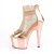 Pleaser ADORE-765RM Plateau Sandaletten Mesh Chrom Rose-Gold