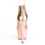 Pleaser ADORE-765RM Plateau Sandaletten Mesh Chrom Rose-Gold