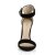 Pleaser AMUSE-10 Sandaletten Samt Schwarz