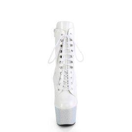 Pleaser BEJEWELED-1020-7 Plateau Ankle Boots Holo...