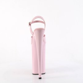 Pleaser BEYOND-009 Plateau Sandalettes Patent Light Pink