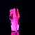 Pleaser DELIGHT-669UV Plateau Sandaletten Neon Pink