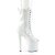 Pleaser ENCHANT-1041 Platform Ankle Boots Patent White