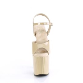 Pleaser ENCHANT-709 Plateau Sandalettes Patent Nude
