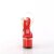 Pleaser ESTEEM-708 Plateau Sandaletten Chrom Rot