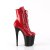Pleaser FLAMINGO-1020 Plateau Ankle Boots Patent Red