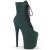Pleaser FLAMINGO-1020FS Plateau Stiefeletten Wildleder Grün