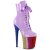 Pleaser FLAMINGO-1020HG Plateau Stiefeletten Lack Glitter Lila Bunt