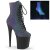 Pleaser FLAMINGO-1020REFL Plateau Stiefeletten Reflektion Grün