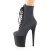 Pleaser FLAMINGO-1020REFL Plateau Stiefeletten Reflektion Grün