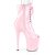 Pleaser FLAMINGO-1021 Plateau Ankle Boots Patent Light Pink