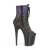 Pleaser FLAMINGO-1021OMBG Plateau Stiefeletten Glitter Lila