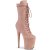 Pleaser FLAMINGO-1050FS Plateau Stiefeletten Wildleder Blush