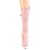 Pleaser FLAMINGO-1050FS Plateau Stiefeletten Wildleder Blush