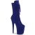 Pleaser FLAMINGO-1050FS Plateau Stiefeletten künstliches Wildleder Blau