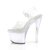 Pleaser ILLUMINATOR-708 Plateau Stiefeletten Transparent Bunt