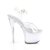 Pleaser ILLUMINATOR-708 Plateau Stiefeletten Transparent Bunt