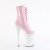 Pleaser INFINITY-1020 Plateau Ankle Boots Patent Light Pink White