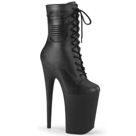 Pleaser INFINITY-1020PK Plateau Ankle Boots Faux Leather...