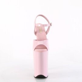Pleaser INFINITY-909 Plateau Sandalettes Patent Light Pink