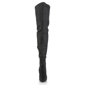 Pleaser LEGEND-8899 Overknee Boots Leather Black