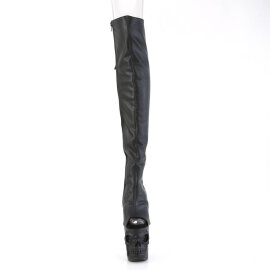 Pleaser RAPTURE-3019 Platform Boots Faux Leather Black