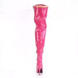 Pleaser SEDUCE-3000 Overknee Stiefel Lack Pink