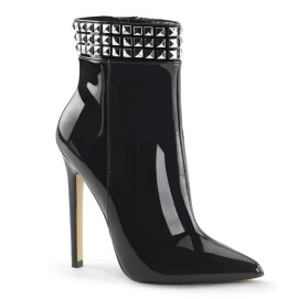 Pleaser SEXY-1006 Ankle boots Patent Black