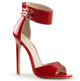 Pleaser SEXY-19 Sandalettes Patent Red