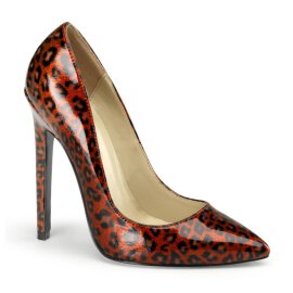 Pleaser SEXY-20 Pumps Lack Rot Leopard
