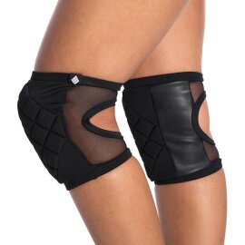 Poledancerka Knieschützer Schwarz mit Taschen...