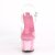 Pleaser SKY-308OF Plateau Ankle Boots Transparent Light Pink
