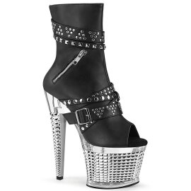 Pleaser SPECTATOR-1015 Plateau Ankle Boots Faux Leather...