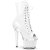 Pleaser SPECTATOR-1021 Plateau Stiefeletten Lack Weiß