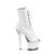 Pleaser SPECTATOR-1021 Plateau Stiefeletten Lack Weiß