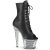 Pleaser SPECTATOR-1021RS Plateau Stiefeletten Lack Schwarz