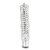 Pleaser SPECTATOR-1040G Plateau Stiefeletten Glitter Silber