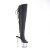 Pleaser SPECTATOR-3019 Plateau Overknee Stiefel Leder Chrom Schwarz